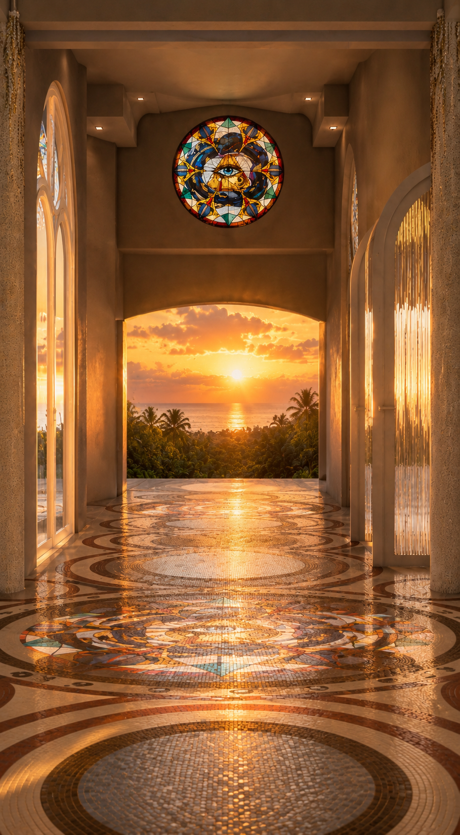 Sunset corridor